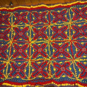 Handmade Psychedelic Blanket
